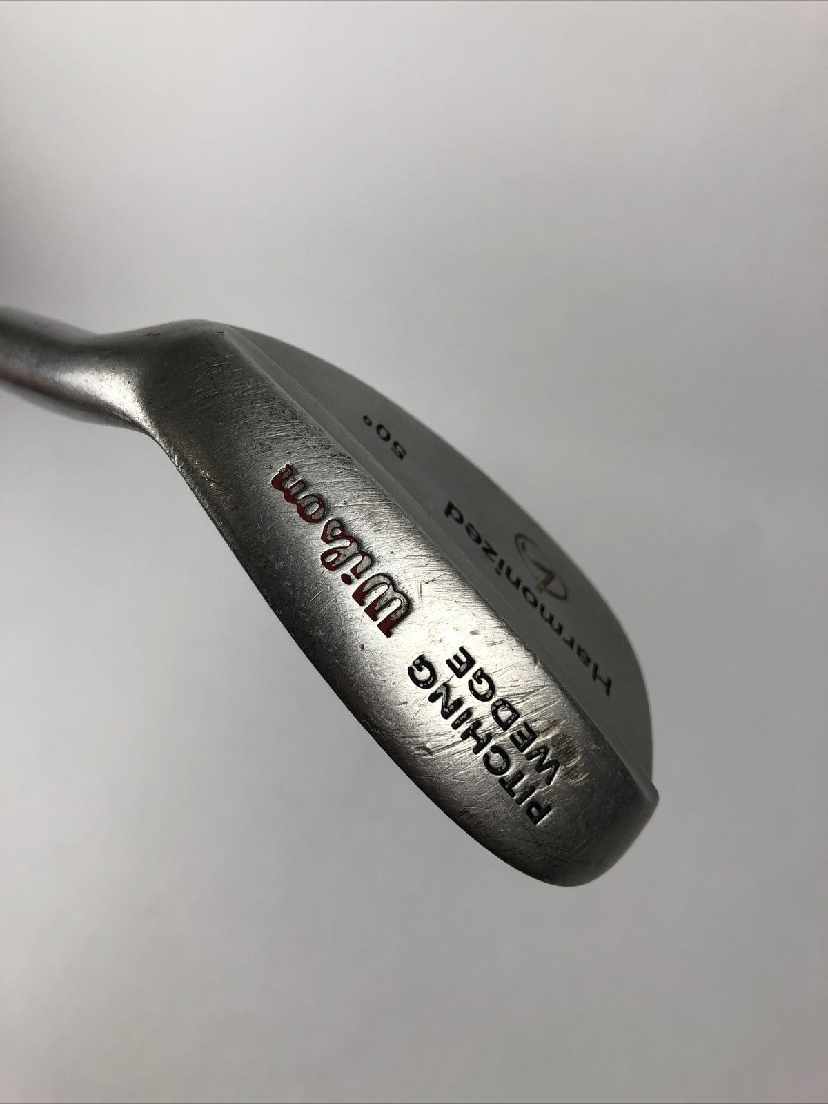 Wilson Harmonized 50 degree pitching wedge right hand stainless steel stiff shaft