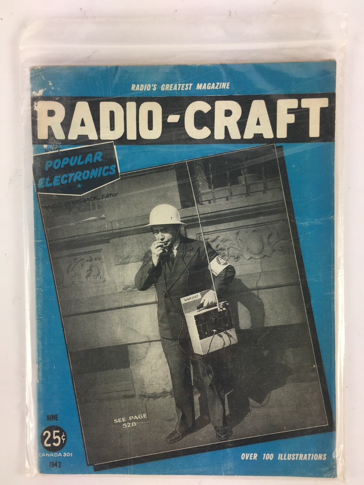 June 1943 Radio Craft Radio Electronics HugoGernsback Magazine 100 illustrations