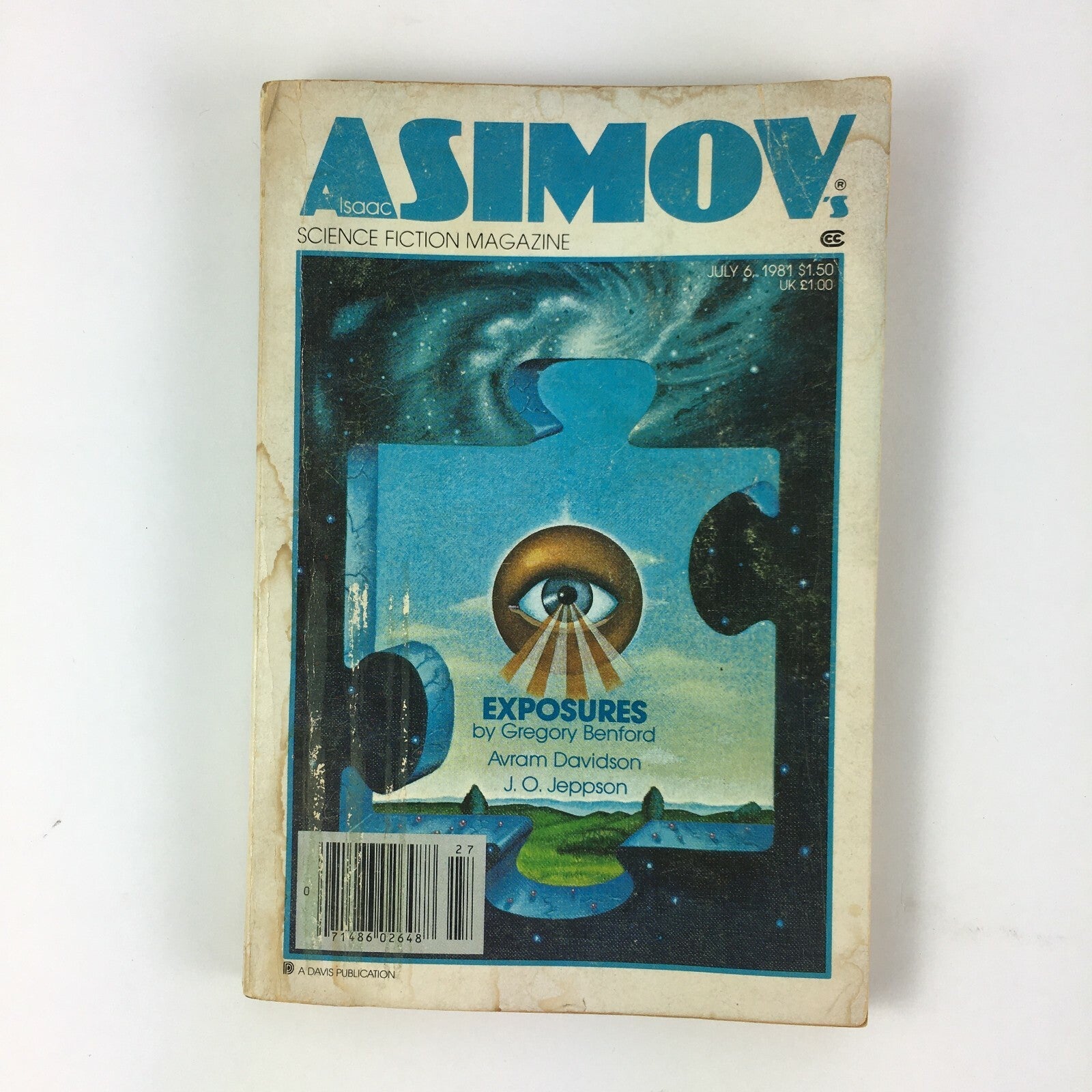 July 1981 Isaac Asimov's Science Fiction Magazine Exposures by Benford