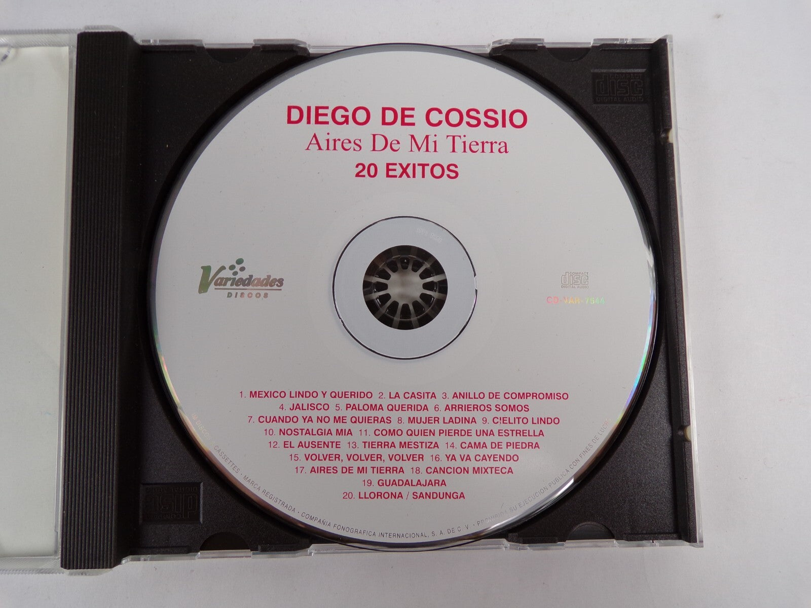 Diego De Cossio CD #12