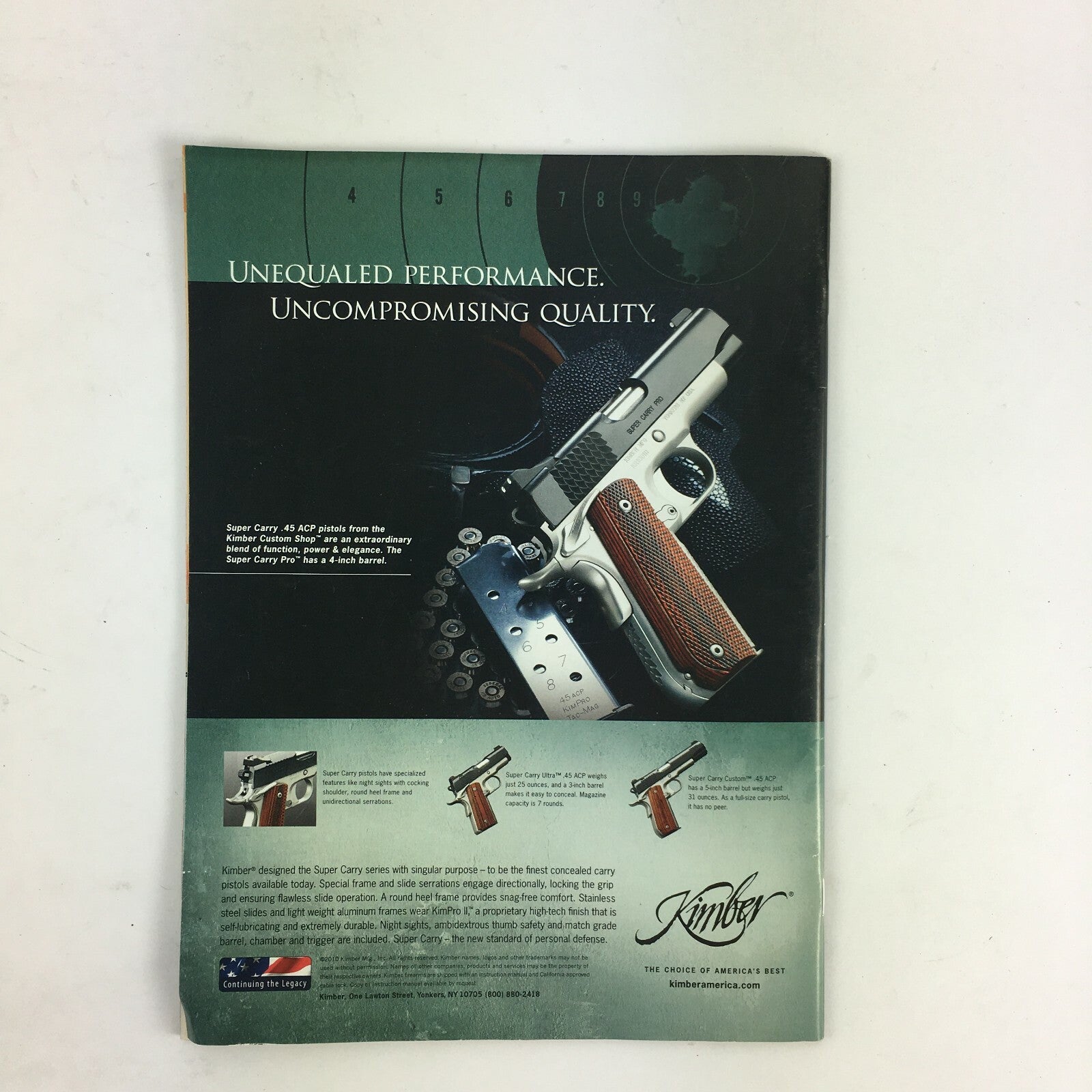 December 2010 American Rifleman Magazine Tactical .22s Camp Perry 2010 VersaMax