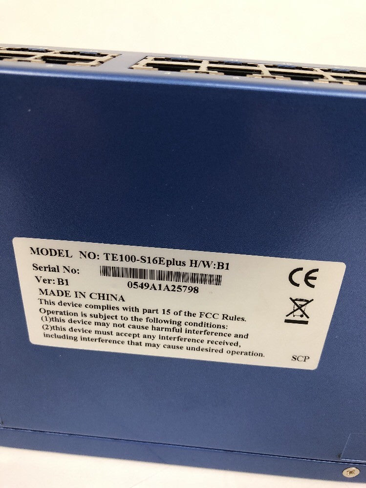 TRENDnet TE100-S16E Plus 10/100 Mbps NWay Switch 16-Ports External Switch