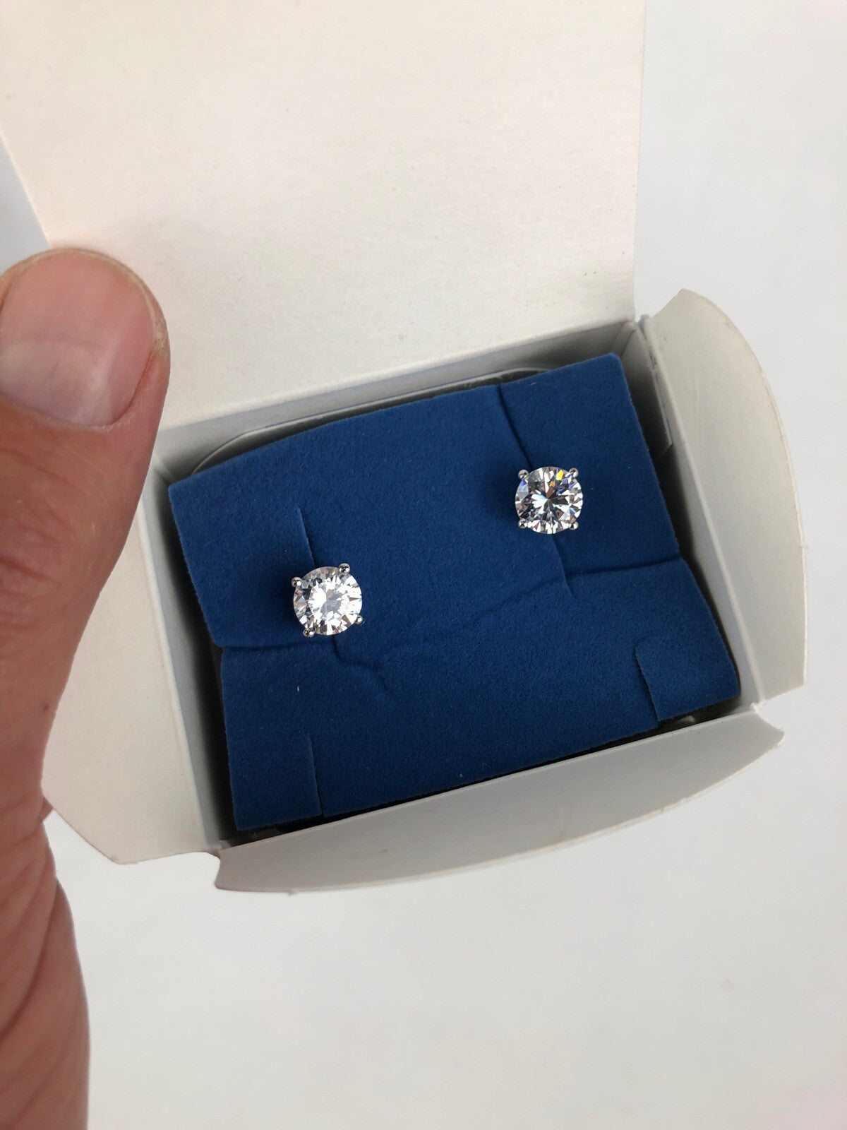 AVON 7pc Jewelry Earrings Bracelet Necklace Solitaire CZ Studs Freshwater Pearls
