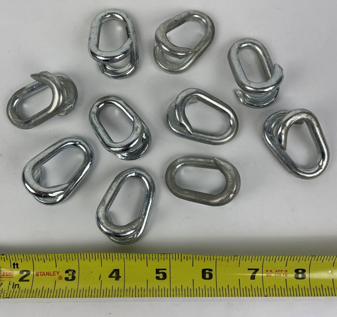 Campbell Chain Zinc-Plated T5950924 Steel Lap Link 1250lb 3/8" 1-5/8"