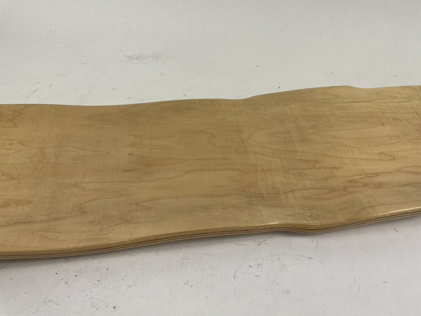 TOP Mount 9.25" x 38" DOWNHILL BLANK LONGBOARD DECK NATURAL Bacon Concave 9 ply