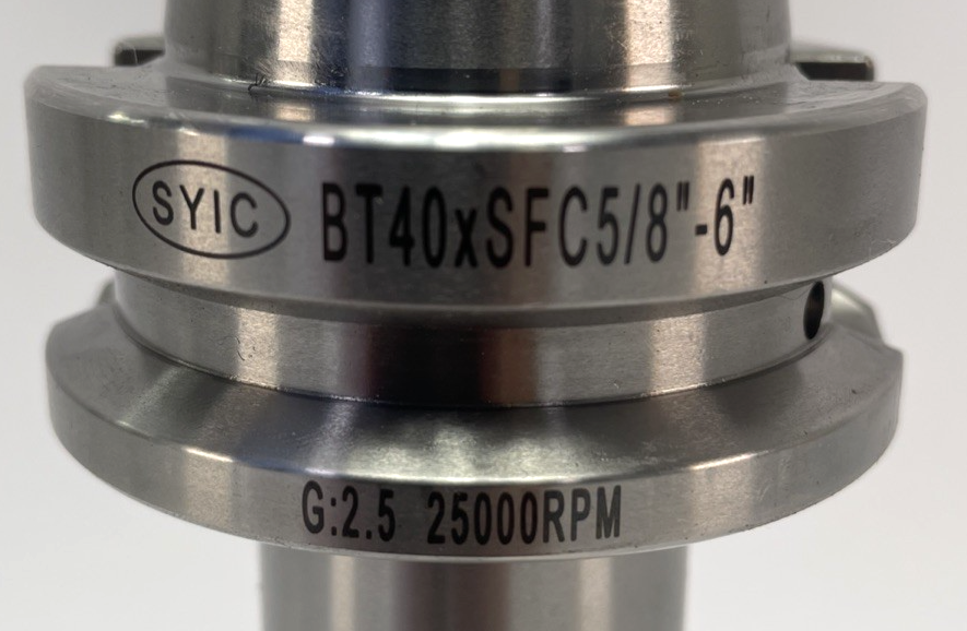 Techniks SYIC BT40 Shrink Fit Chuck Tool Holder 5/8" 6" Length 25000 RPM