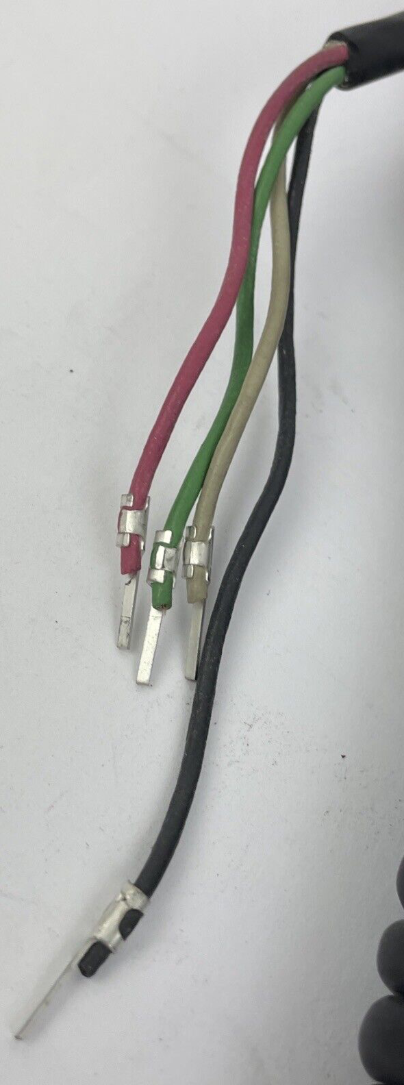 MOTOROLA 5 Pin SPEAKER MIC CABLE motorola Model No. 0180718D46 - LOOK