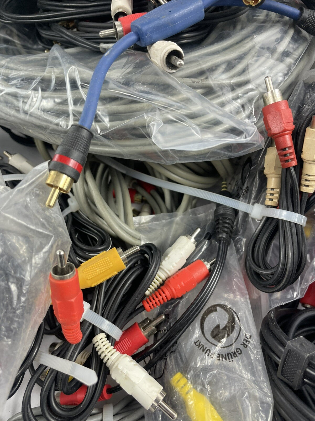 Audio Cables - Bulk Lot - As shown - RCA Cables