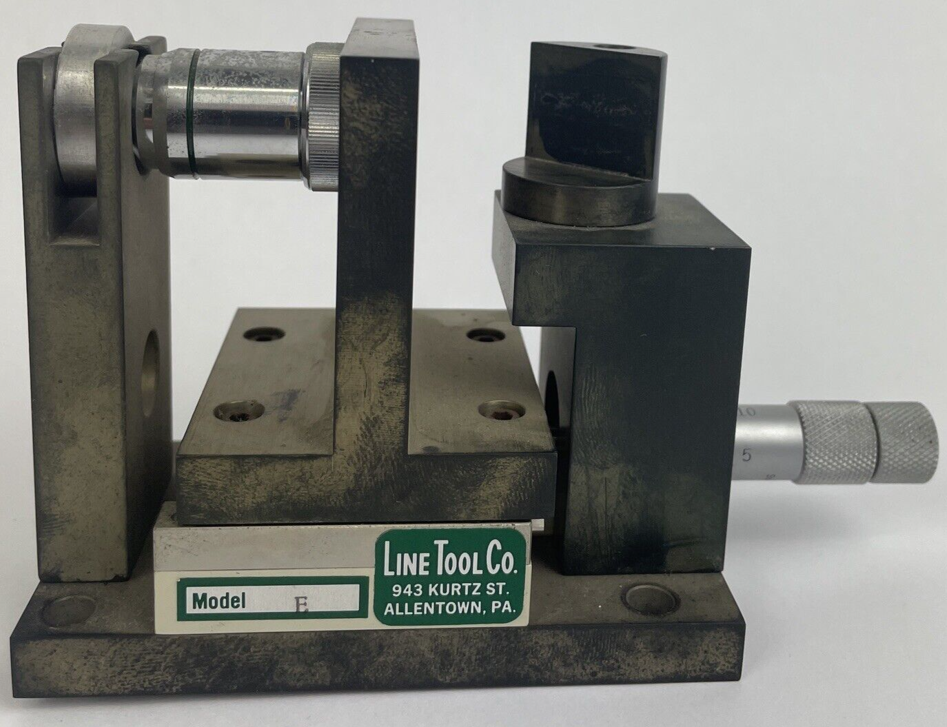 Line Tool Co. Model E with Starrett Axis with Micrometerts - LOOK