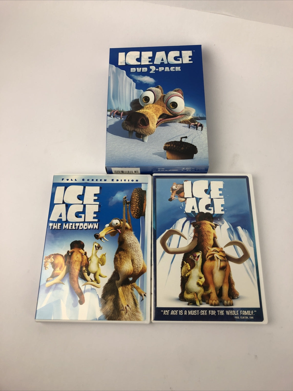 Ice Age - 2-Pack (DVD, 2006, 2-Disc Set, Full Frame) - Free Shipping