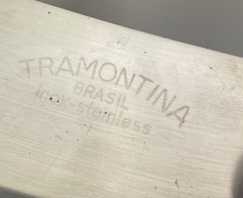 Vintage Tramontina Meat Cleaver Knife Cook Wear 6.5" inch blade 1/2 Tang - LOOK