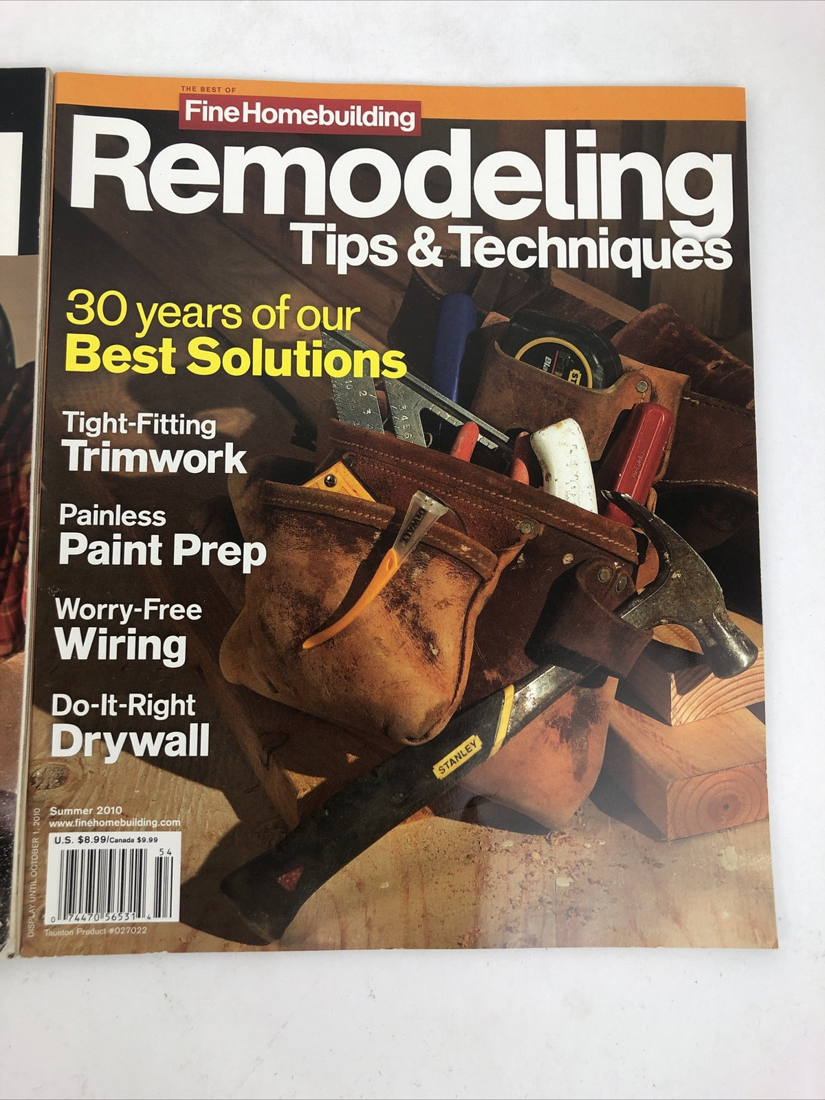 Fine Wood Working Powertool Techniques 2005 Remodeling Tips Magazine Lot How Too