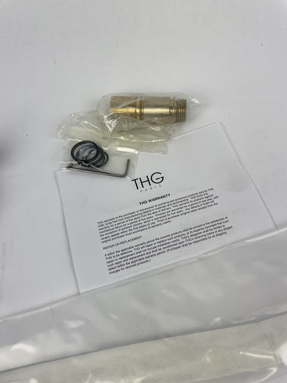 THG Paris A58-C01-00181 matte nickel toilet and bidet water supply angle valve