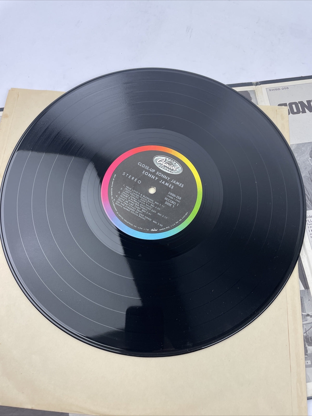 Sonny James Close-Up 2 X LP Capitol Stereo Rainbow Gatefold LP Vinyl Record (s)