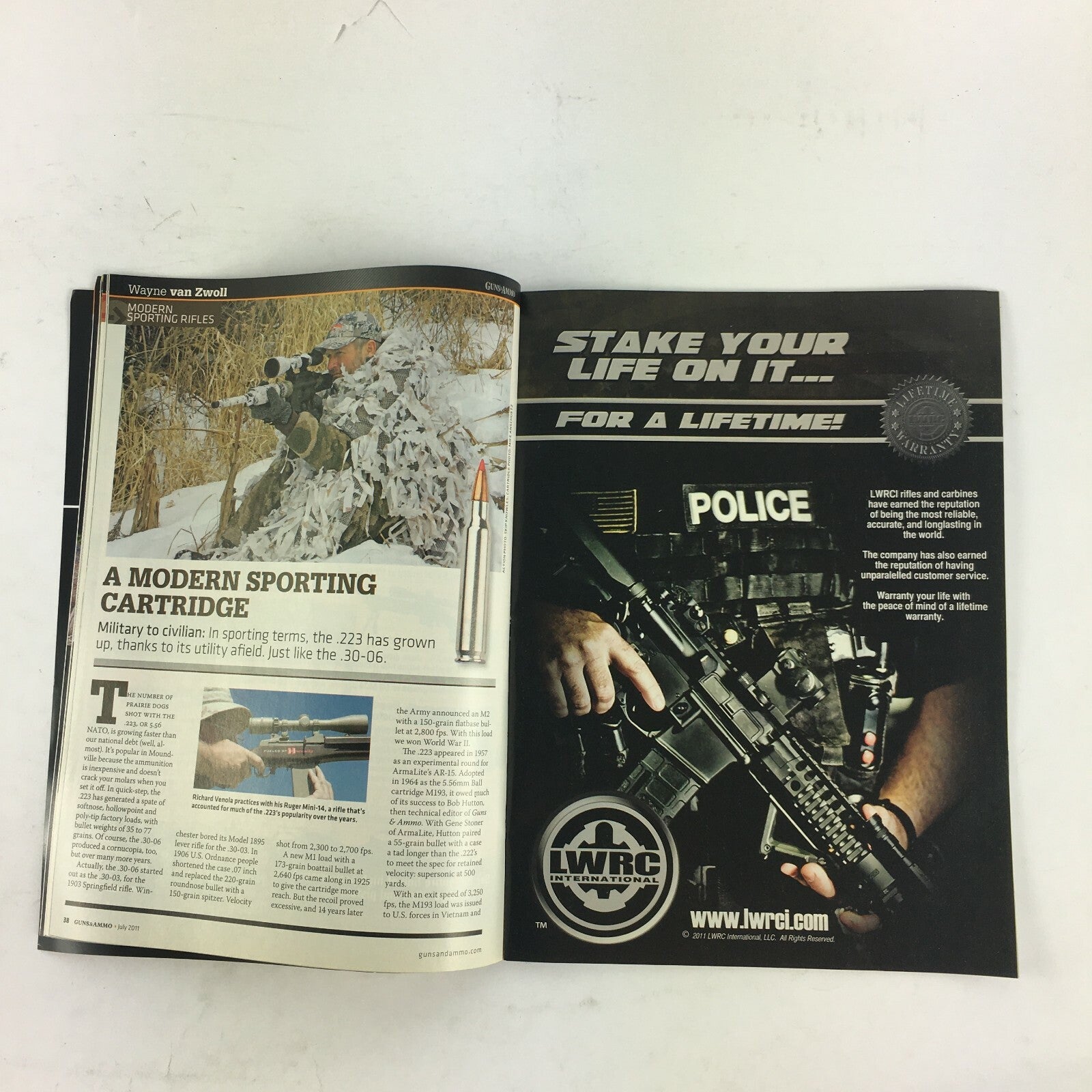 July 2011 Guns & Ammo Magazine Hornady's .300 Whisper Reloading The 6.5-284