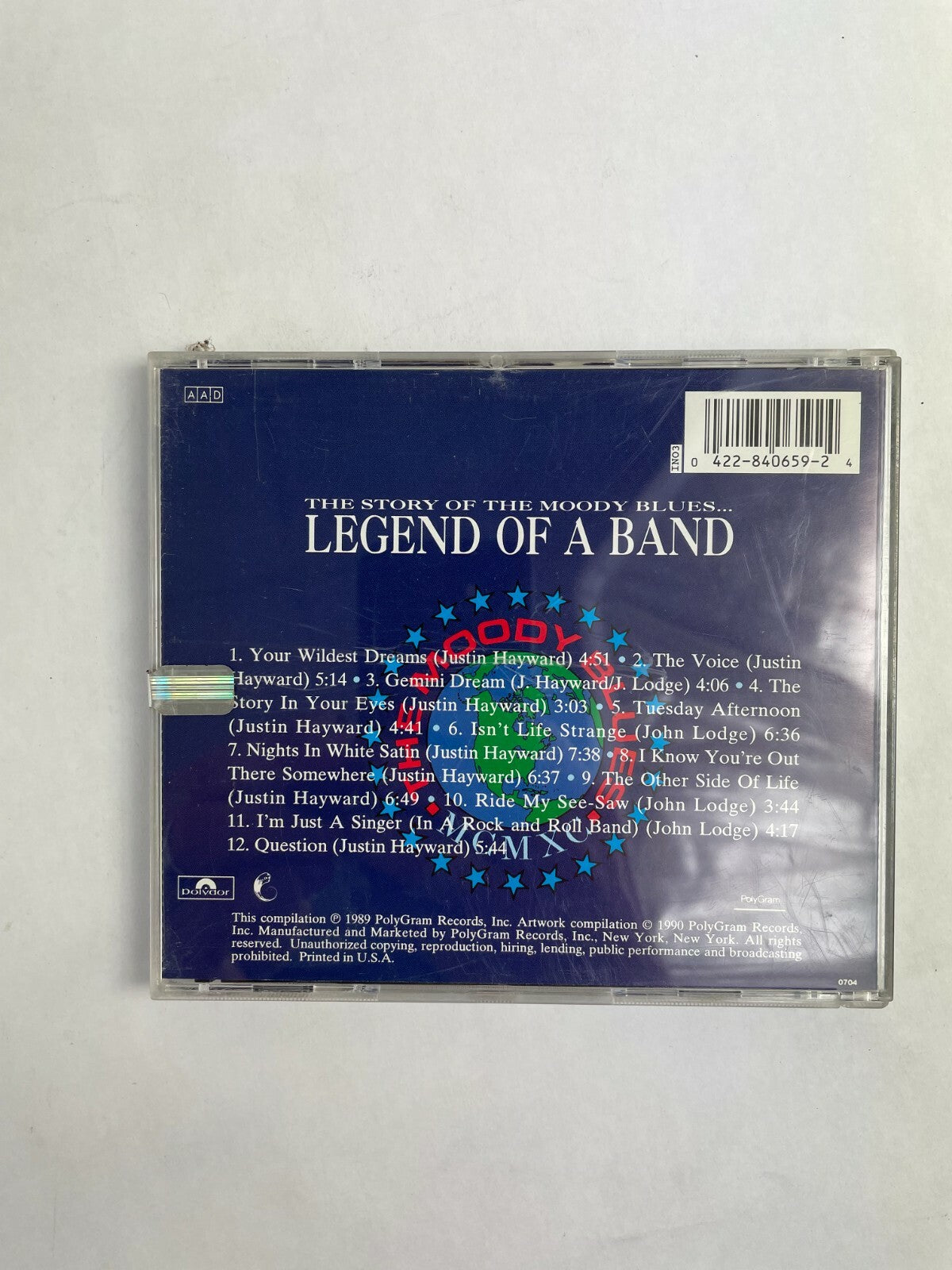 The Story of the Moody Blues Legend of A Band MCMXC CD Q2