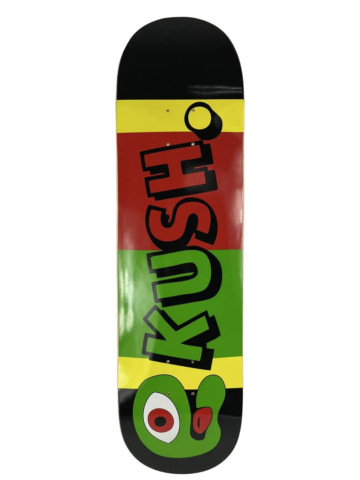 Magic OG Kush Skateboards 8.5-inch hard rock maple skateboard deck with OG Kush inspired graphic.