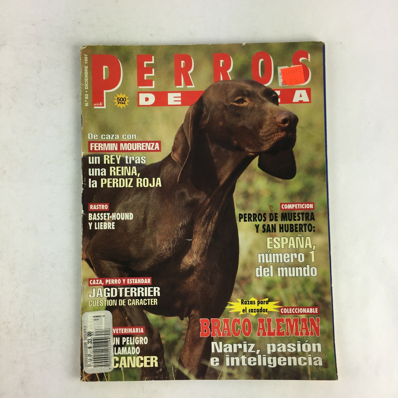 December 1997 Perros Magazine Braco Aleman Jagdterrier Cuestion De Caracter