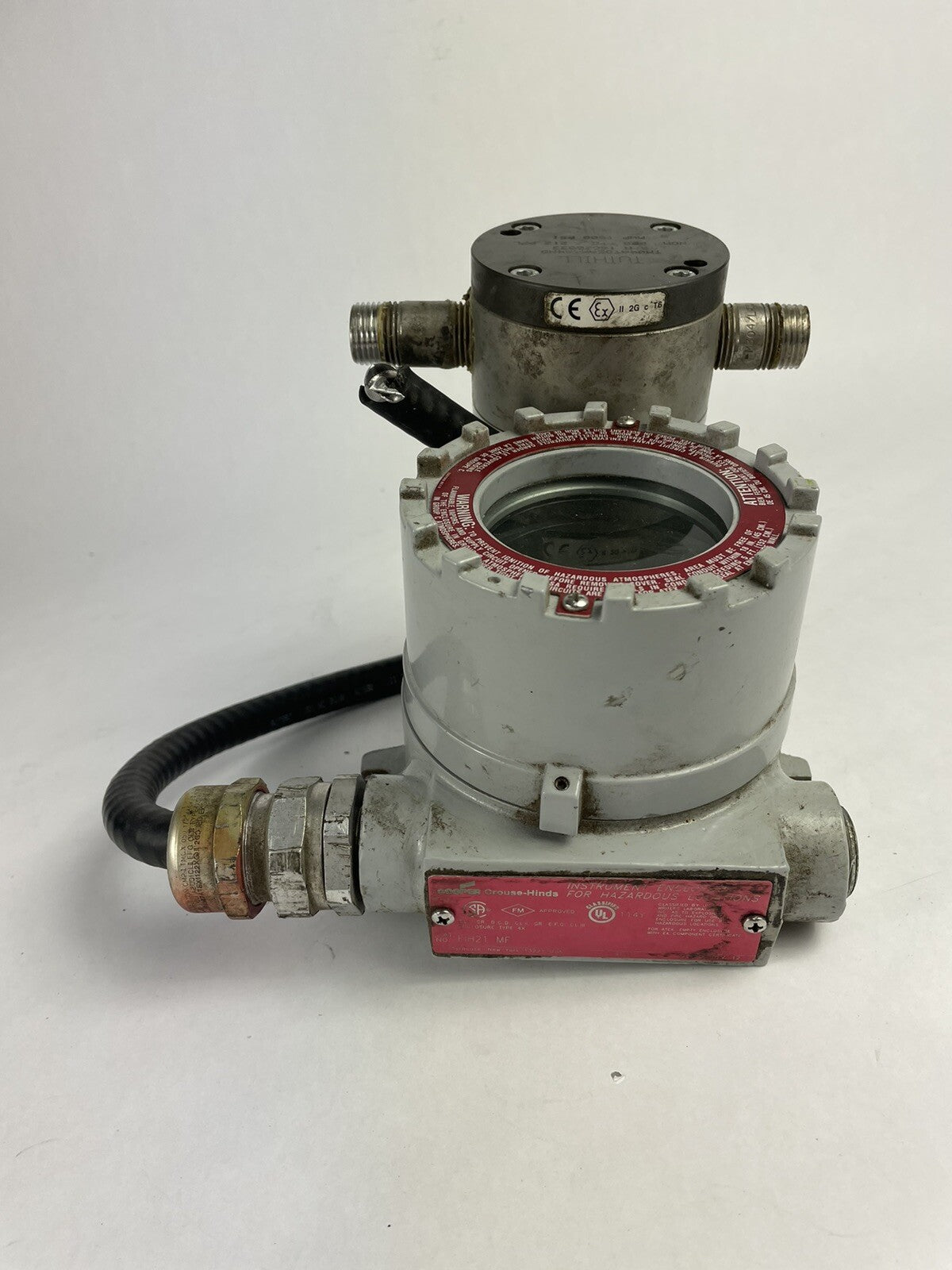 Crouse Hinds EIH-21-MSA Explosion Proof Switch Enclosure + TUTHILL pump TM04