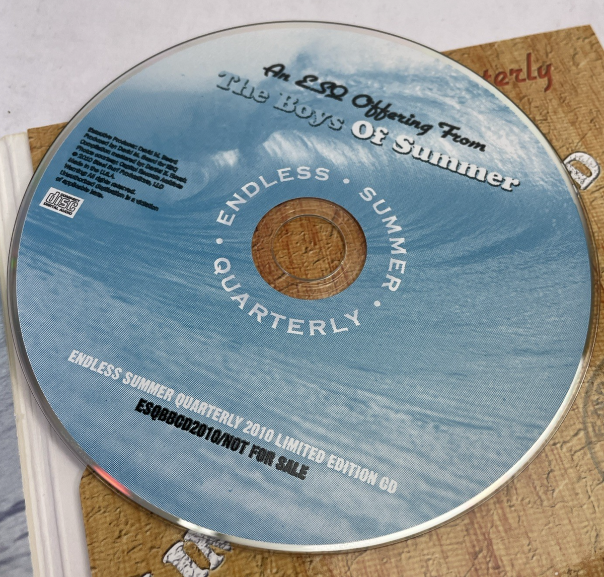 Endless Summer Quarterly " The Boys of Summer " 2010 Limited Edition Audio CD
