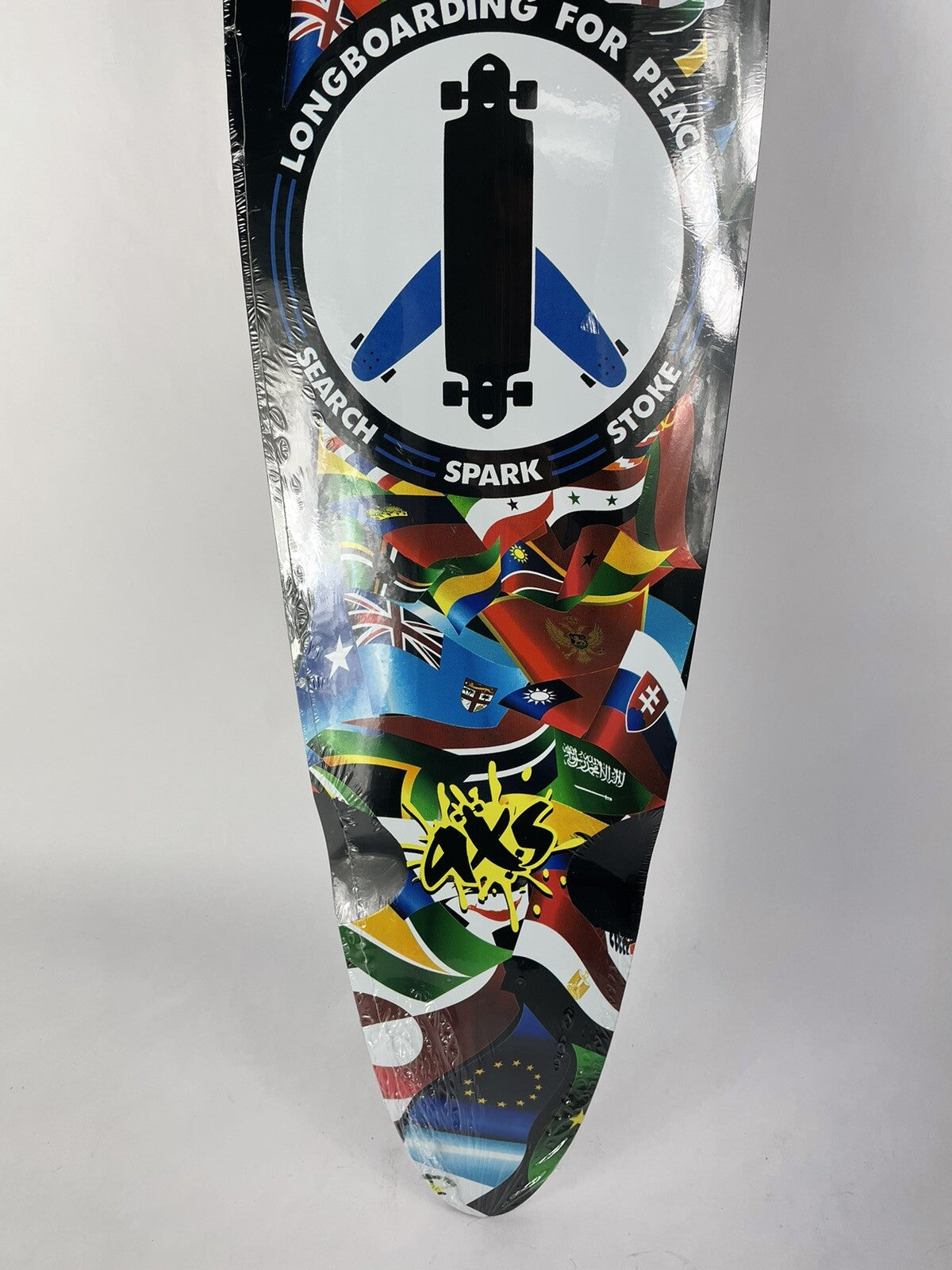 LONGBOARDING FOR PEACE Pintail 8ply Maple Top mount Downhill 10 X 42" C1