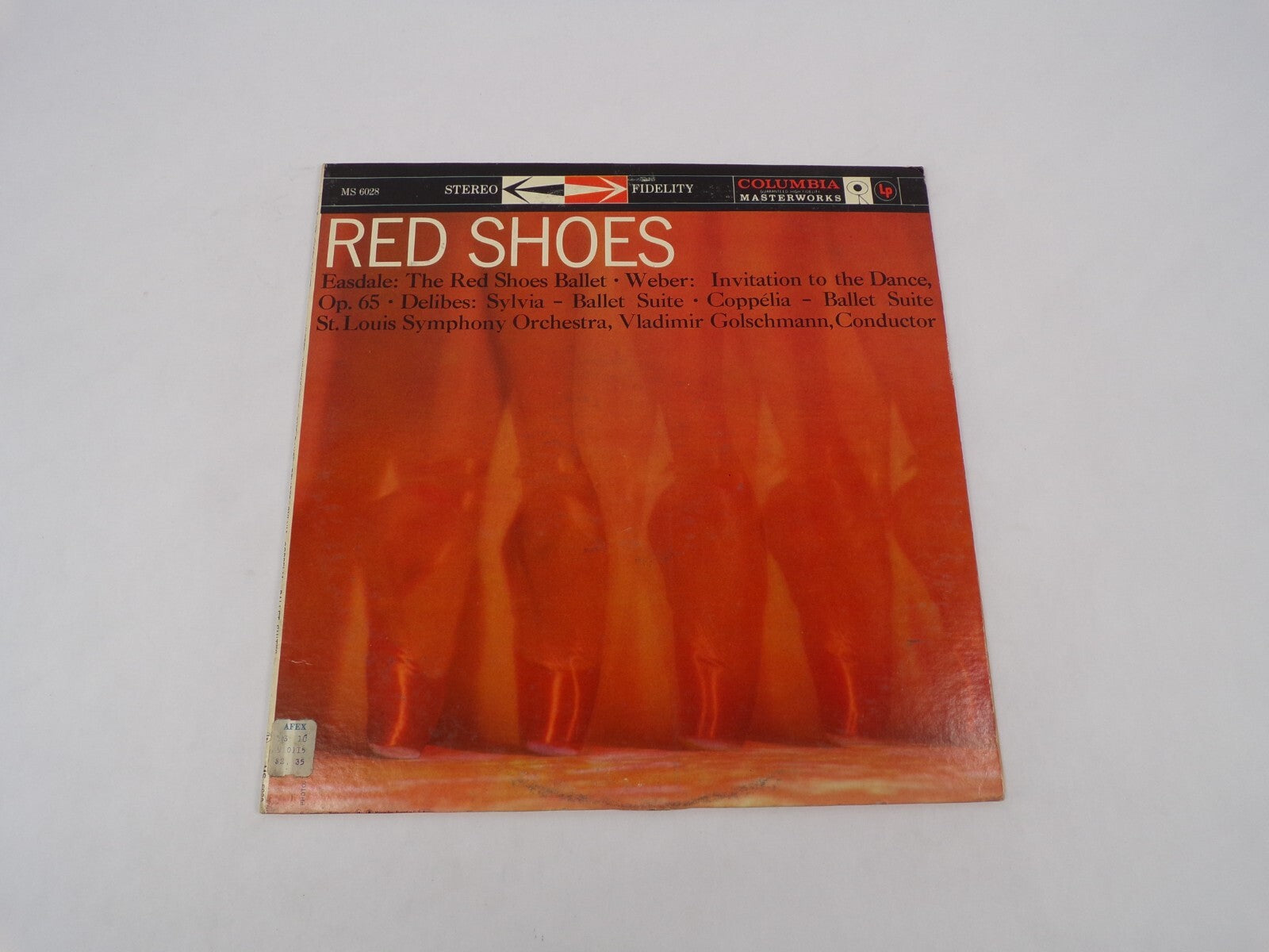 Red Shoes Delibes Suite From The Ballet Sylvia Coppelia Cello Vinyl Record