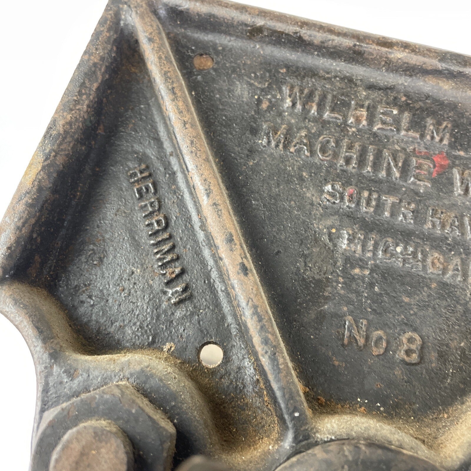 Vintage WILHELM BAUM MACHINE WORKS No. 8 Herrmann Pattern Makers Vice U.S.A.