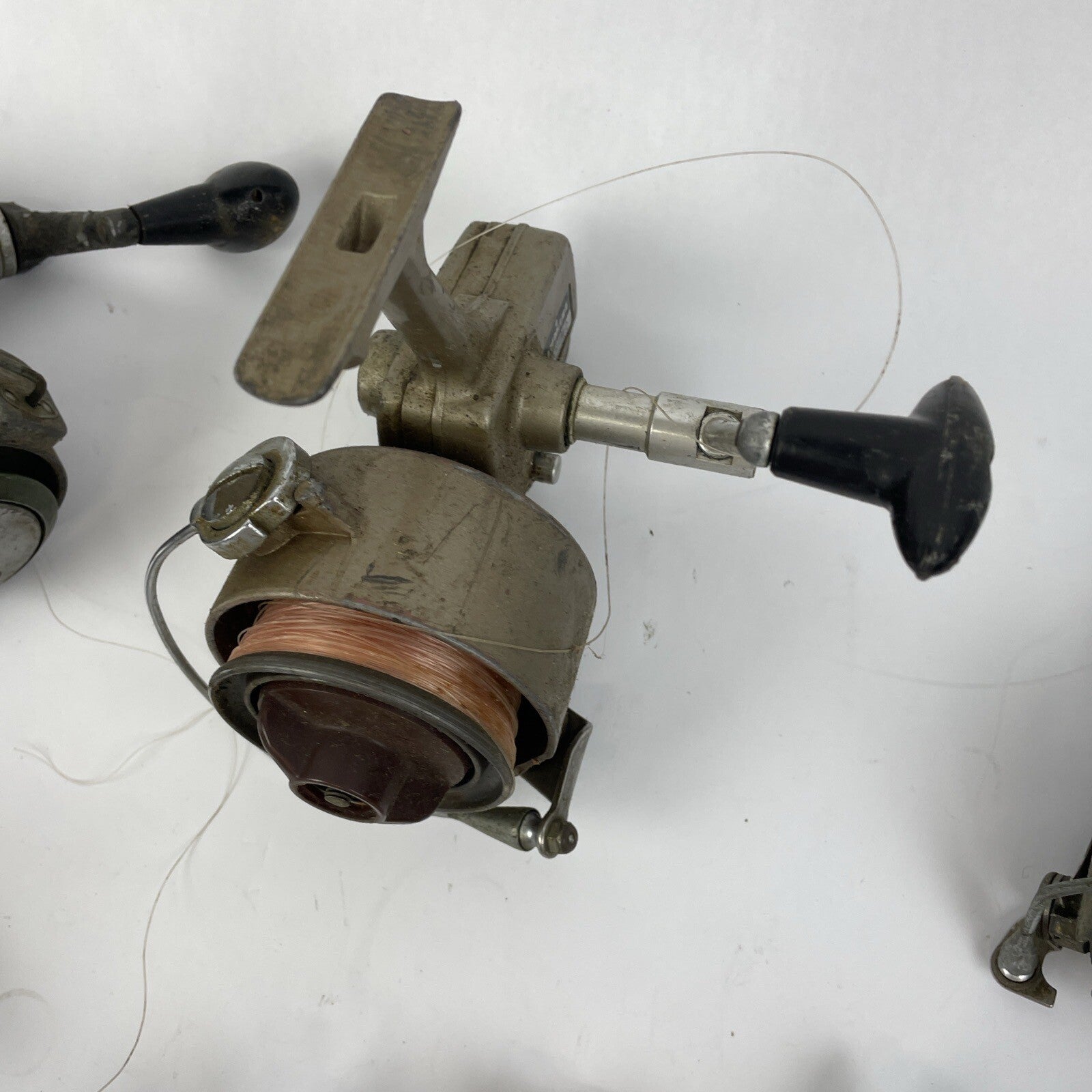 Vintage Spinning Reels - Lot of 7 x Langley SpinFlo Spinator Daiwa 7850 COMPAC95