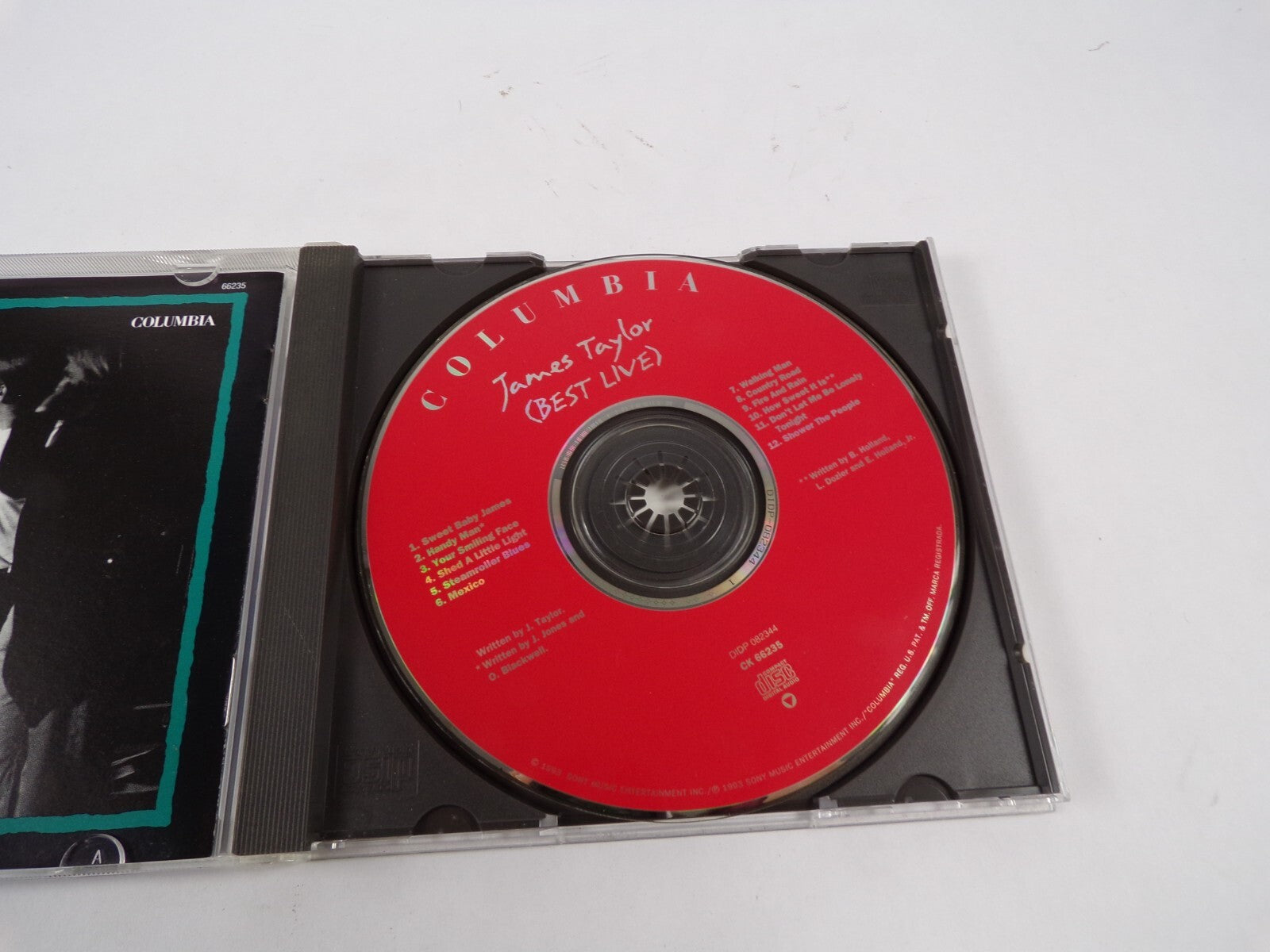 James Taylor Best Live Sweet Baby James Handy Man Walking Man Mexico CD#47