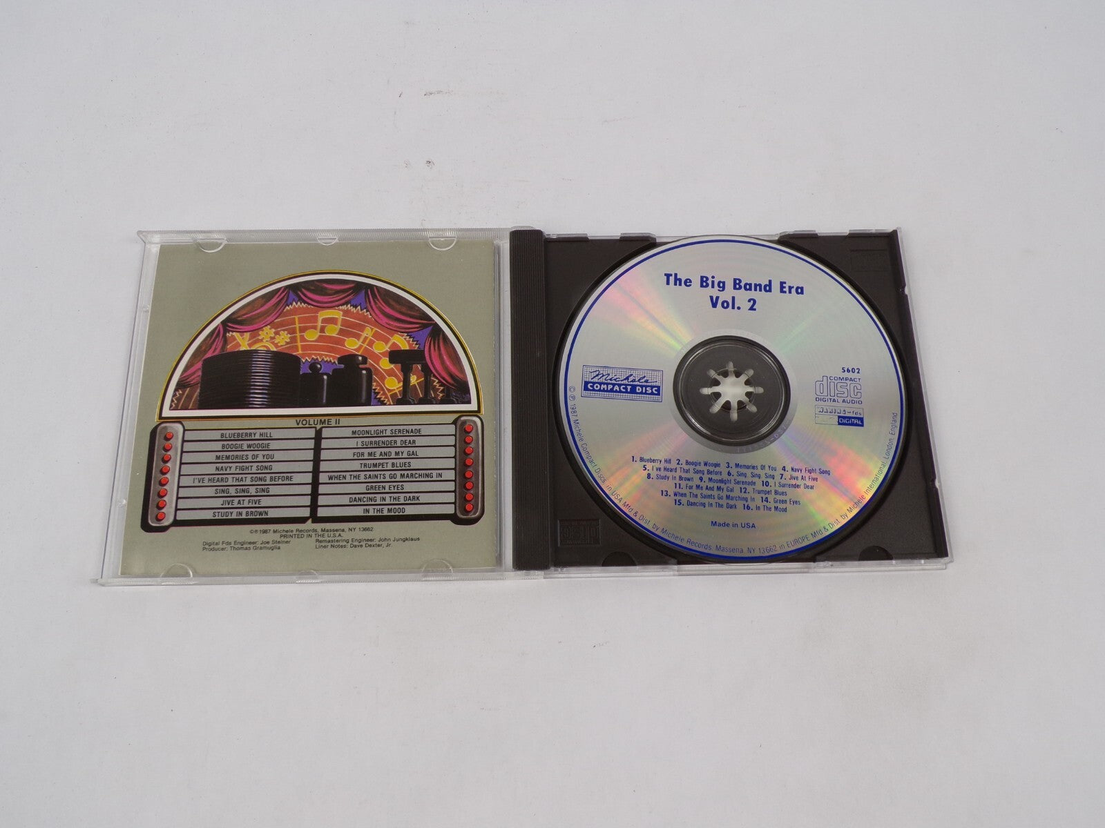 The Big Band Era Michele Compact Discs Blueberry Hill Boogie Woogie, MemoriCD#68