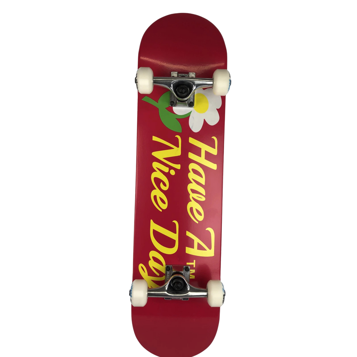 ATM Click Skateboard Complete 7.75” “ HAND” Black Smith Trucks 52mm ATM Wheels