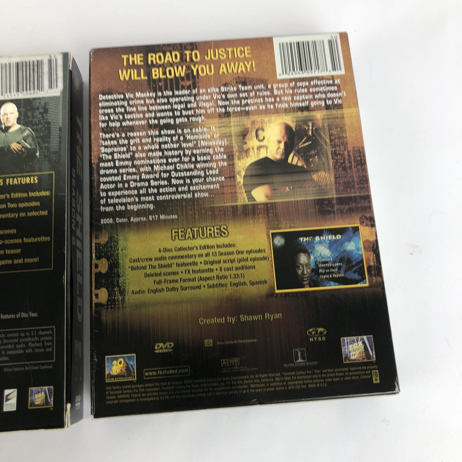 Shawn Ryan's " The Shield " Season 1 and 2 DVD Box Mint Discs Guaranteed