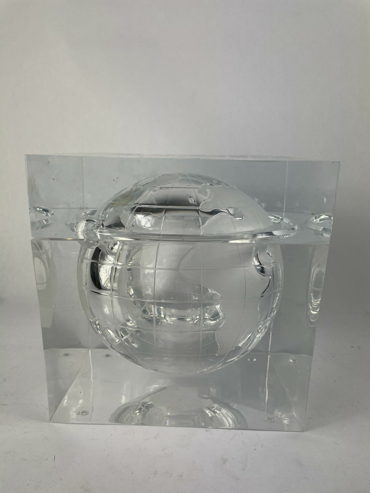 Glass Decorative Crafted Globe Home Decor Lot of 2
