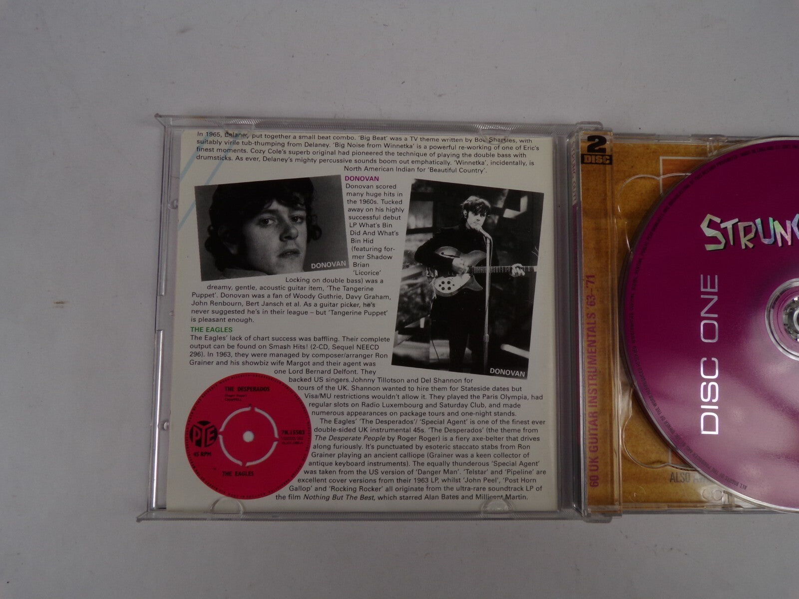 Strung Out Uk Guitar Instrumentals 63-71 Fireball Revenge Caroline CD#40