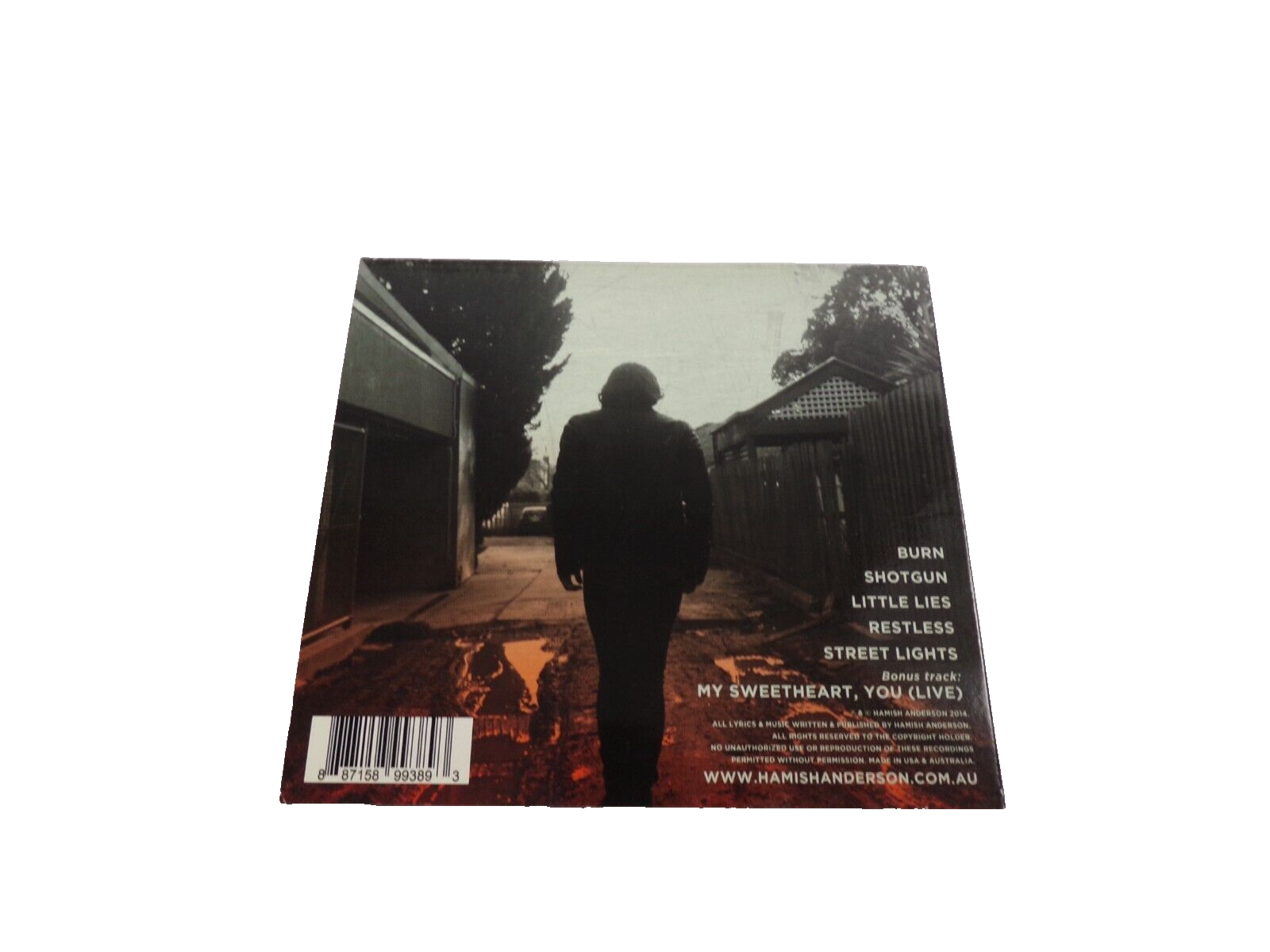 Hamish Anderson Restless Burn Shotgun Little Lies Restless Street Lights #A-B