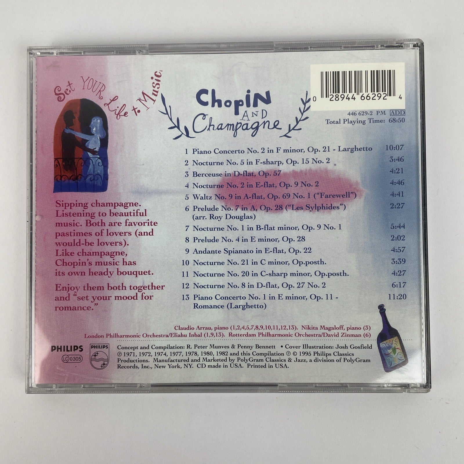 Frédéric Chopin - Chopin And Champagne (Set Your Mood For Romance) - Audio CD #3