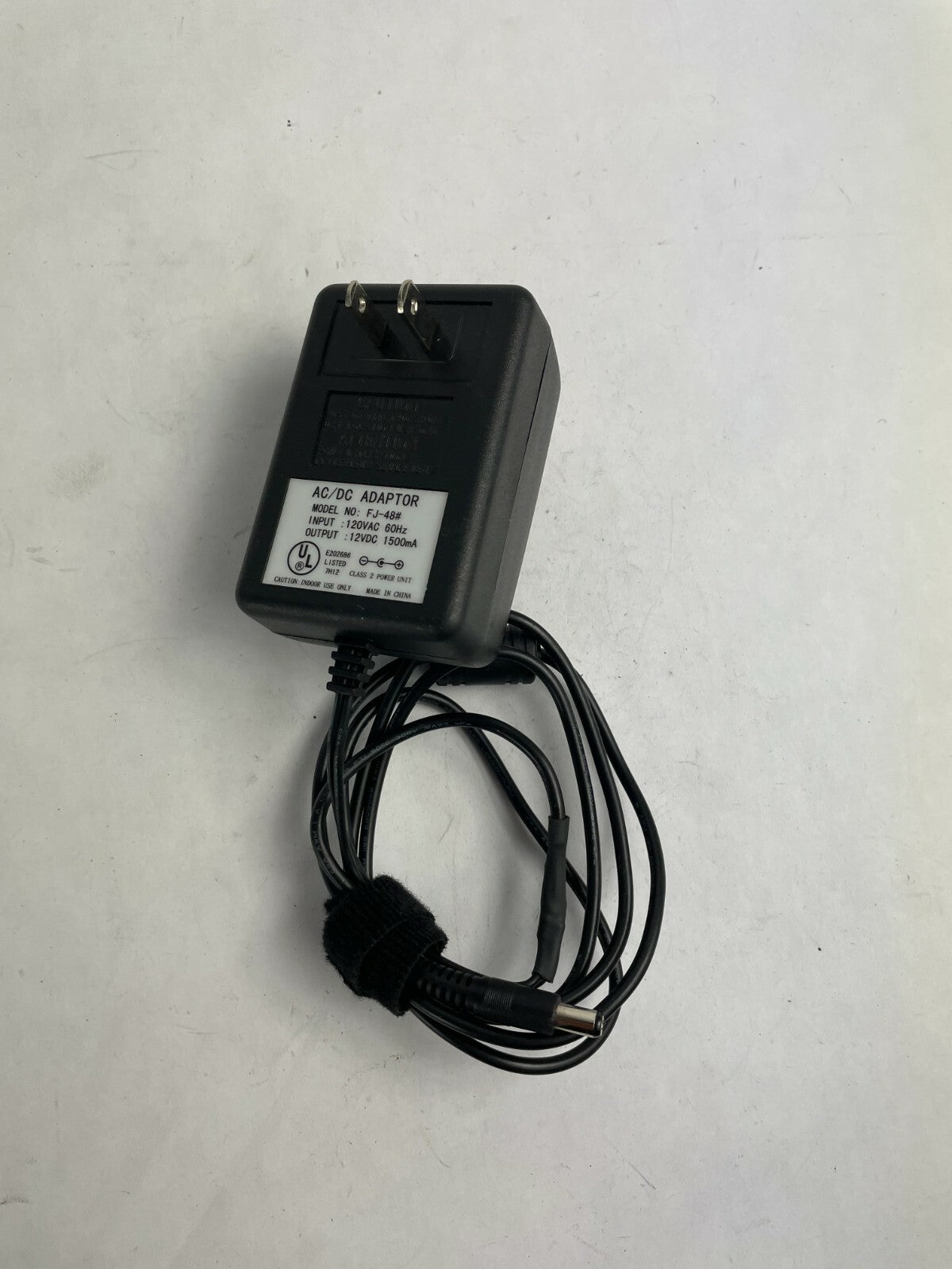 Genuine Ac Adapter FJ-48 Output 12 VDC 1500 mA Power Supply Adapter A77