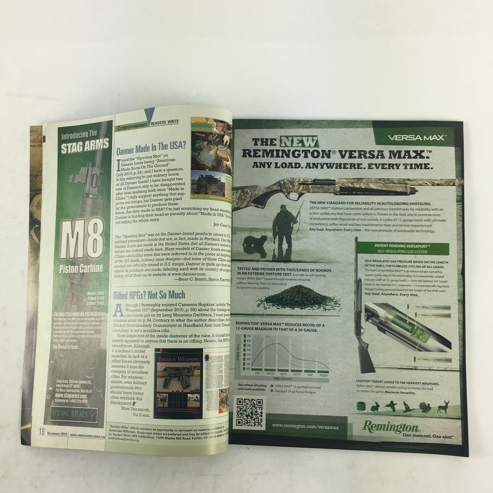 November 2010 American Rifleman Magazine S&W's Bodyguards Winchesters Model 94