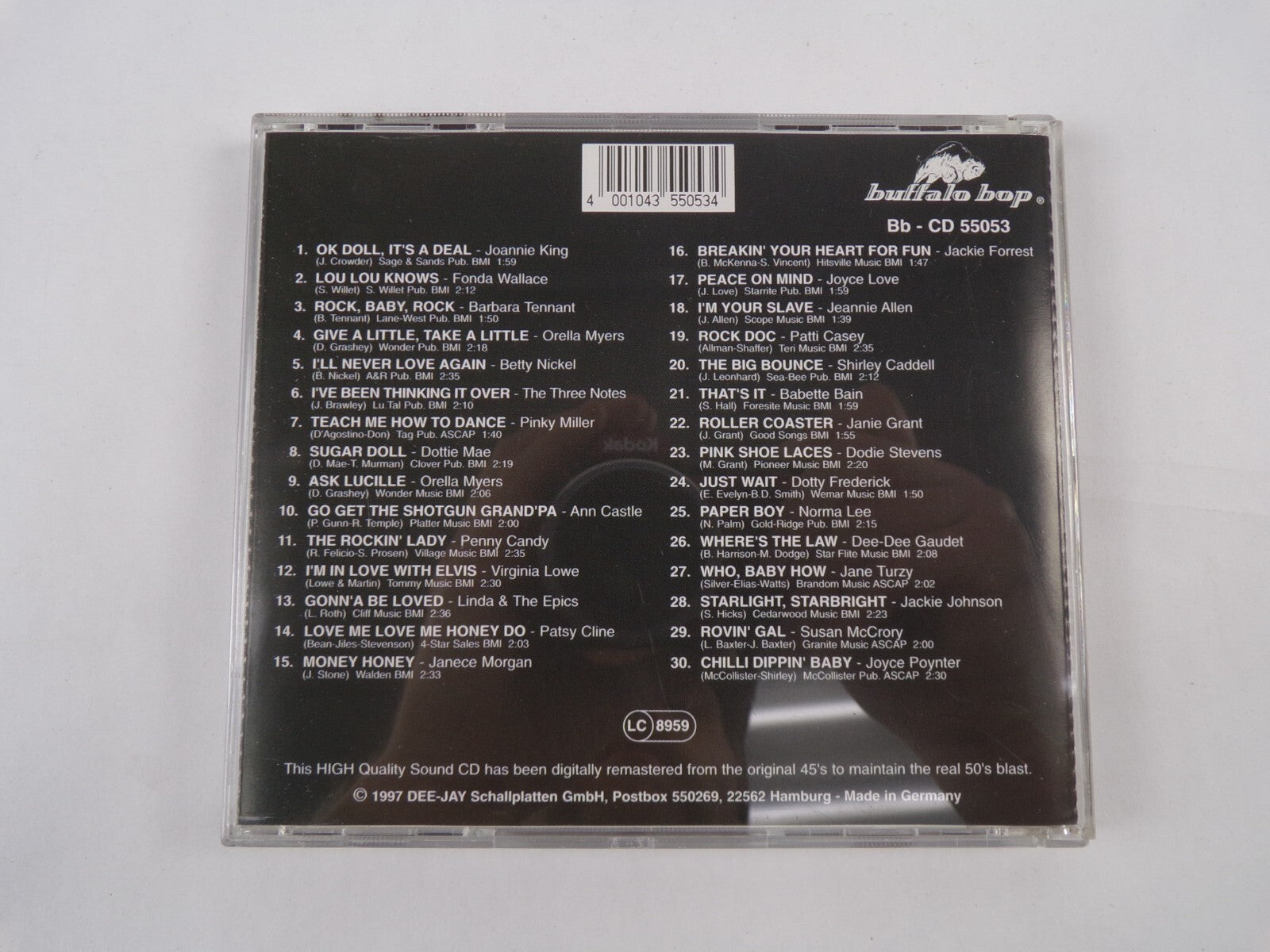 Baby Doll Buffalo Bop Roller Coaster CD #18