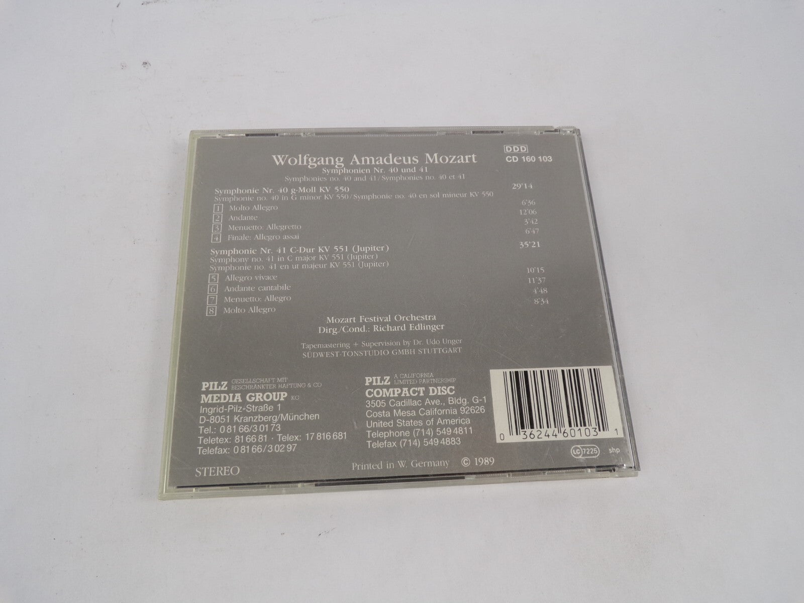 Vienna Master Series Molto Allegro Andante Allegretto Allegro Assai CD#67