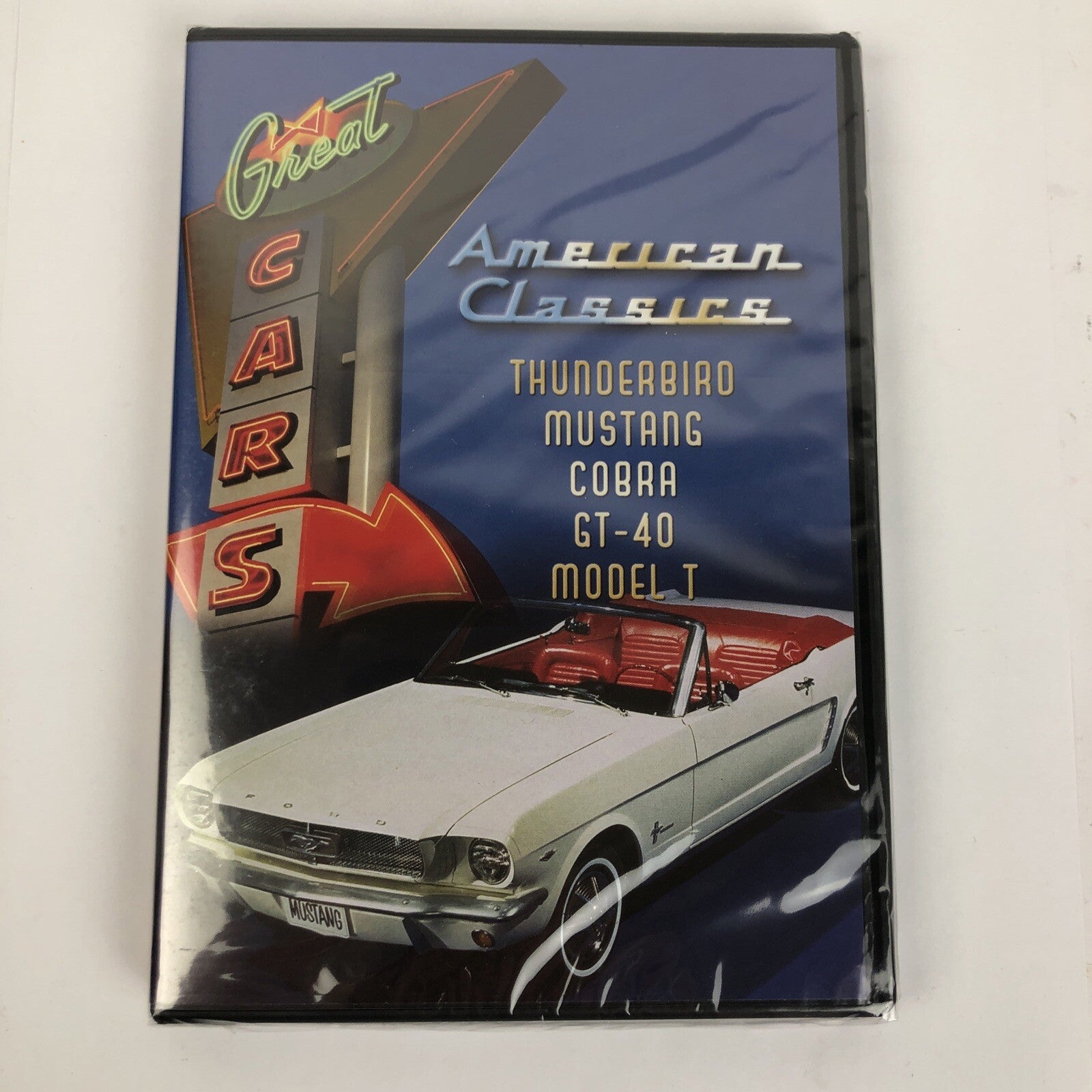 Great Cars : American Classics FORD DVD Mustang GT-40 Cobra T-Bird Documentary