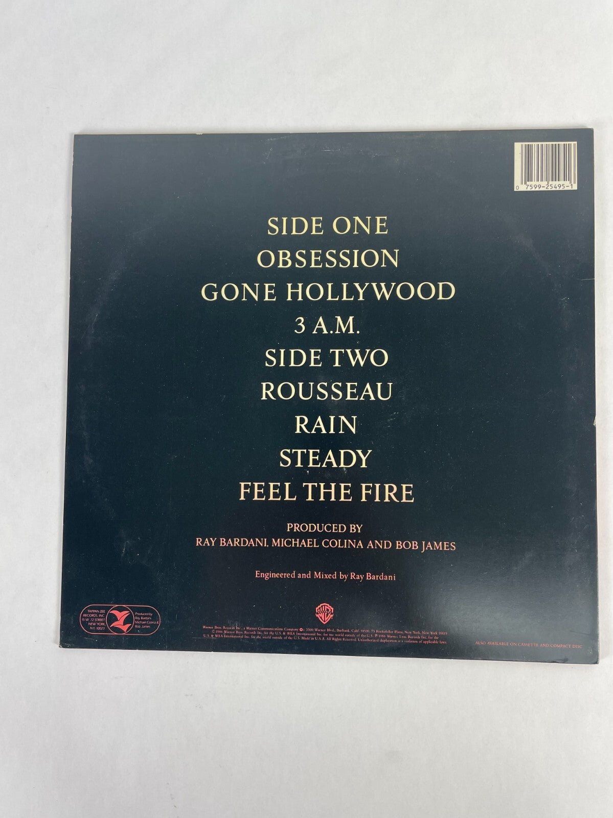 BOB James Obsession Vinyl Record
