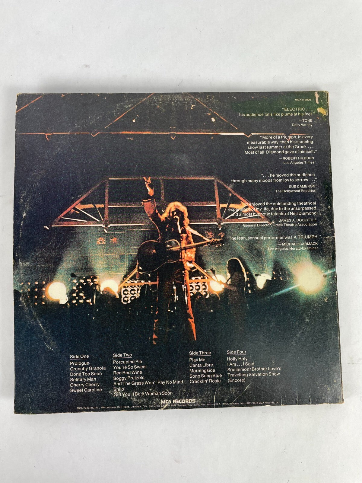 ond Hot August Night Vinyl Record