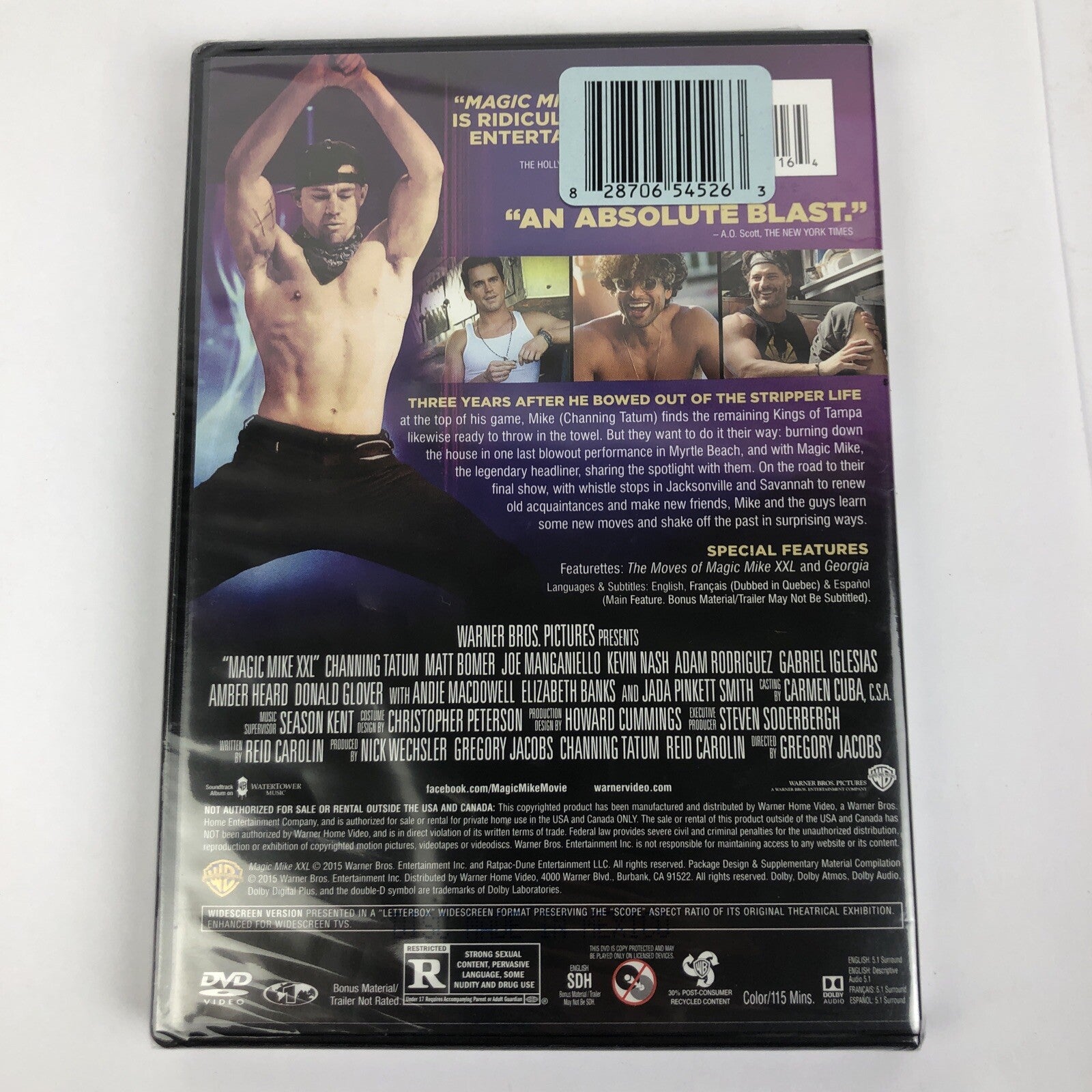 Magic Mike XXL ( DVD, 2015 ) Channing Tatum Matt Bomer BRAND NEW SEALED Rated R