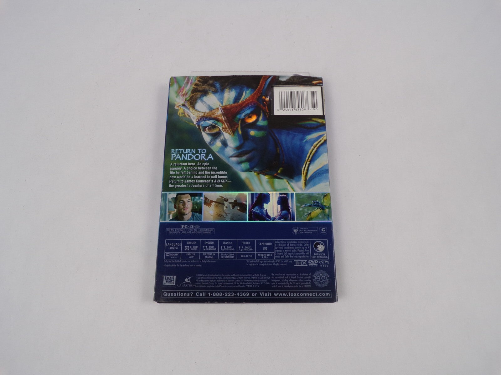 James Cameron's Avatar Return To Pandora Sam Worthington Zoe Saldana DVD Movies