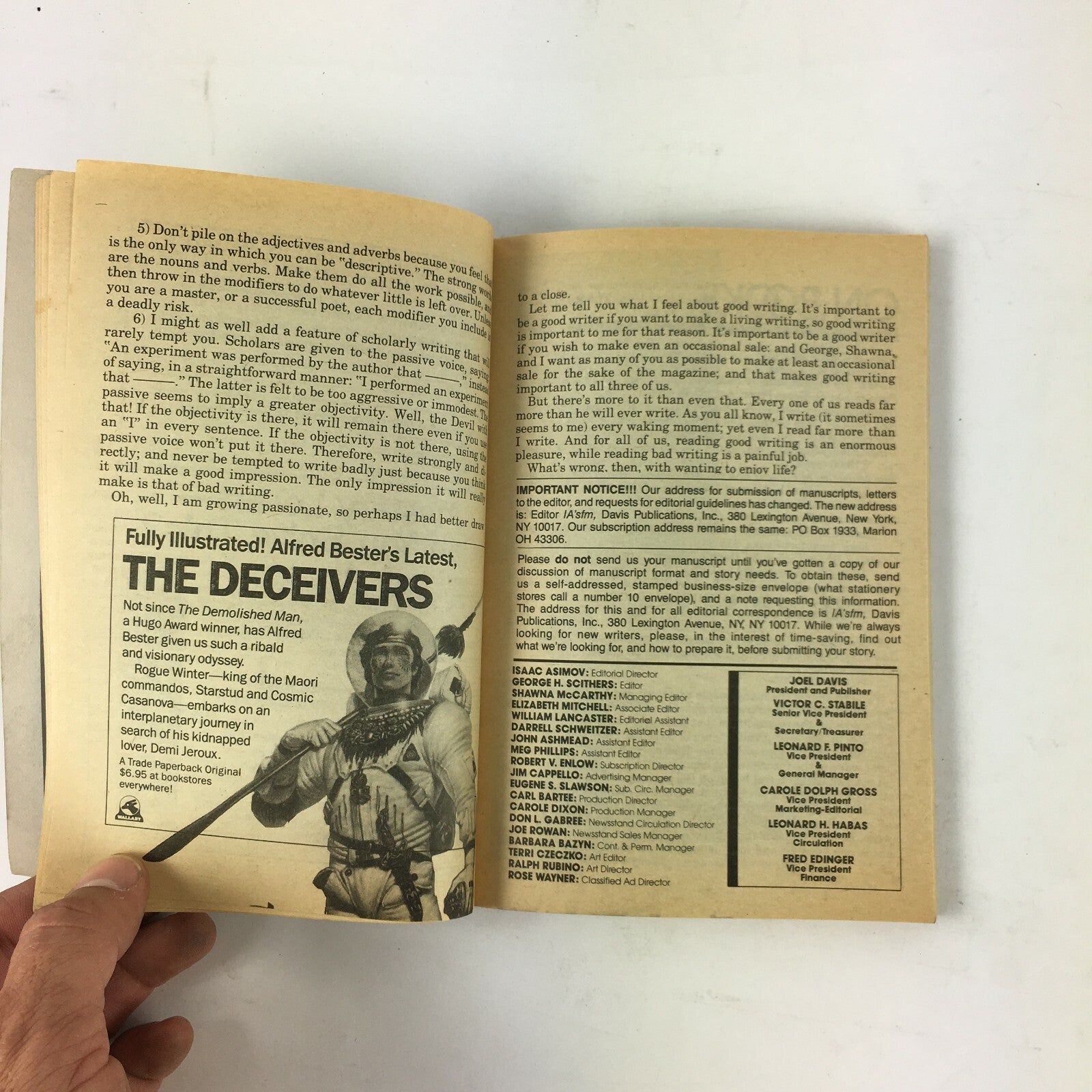 February 1982 Asimov's Science Fiction Magazine Connie Willis Gregory Benford