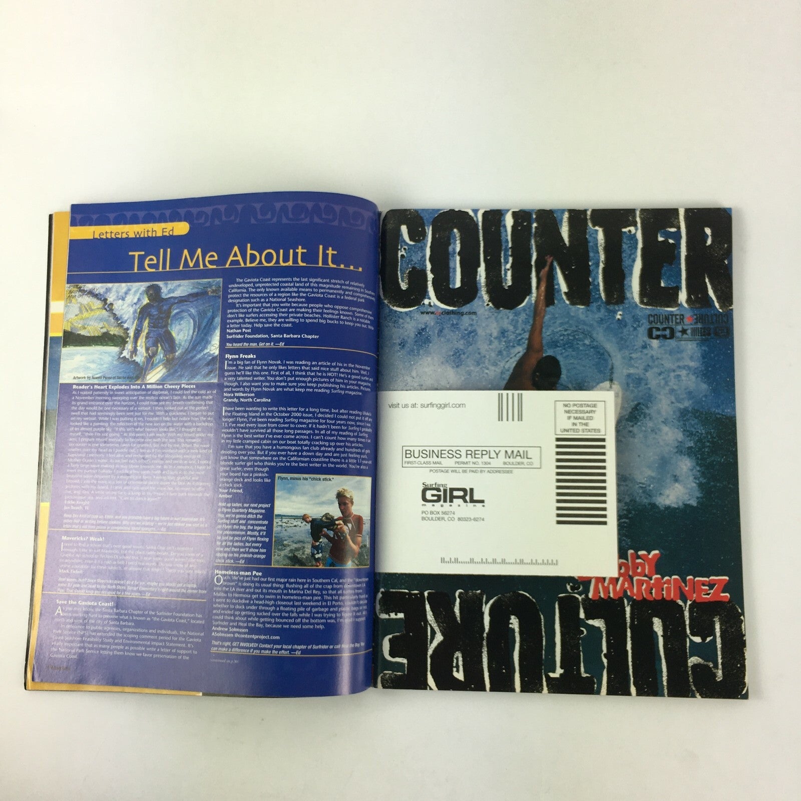 April 2001 Surfing Magazine H1 Town and Country Tearing thru two shores
