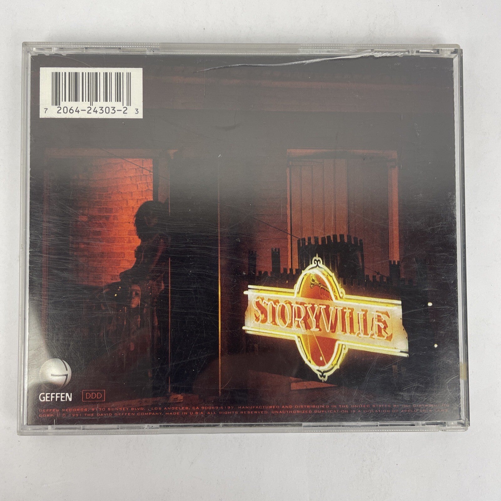 Storyville - Digital Audio CD By Robbie Robertson 1991 Geffen Records - PQR