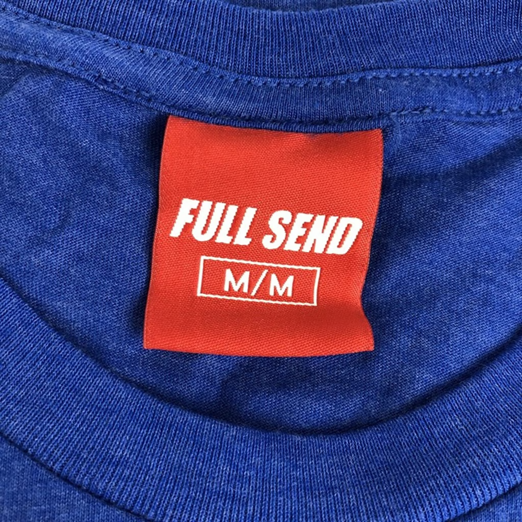 Nelk Boys Full Send We Run The Internet Blue Tee Medium NWOT July 2021 Drop