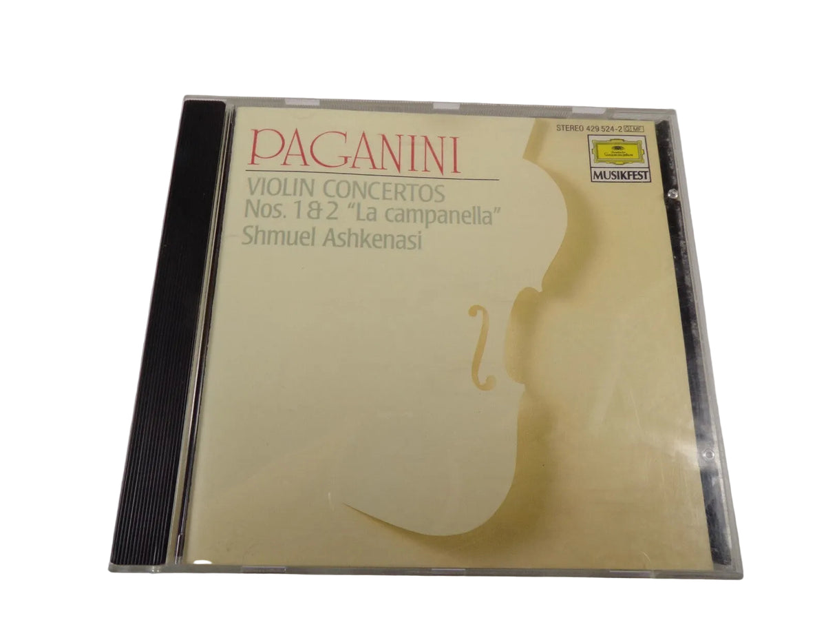 Paganini Violin Concertos Nos. 1 & 2 La Campanella Shmuel Ashkenasi CD#35